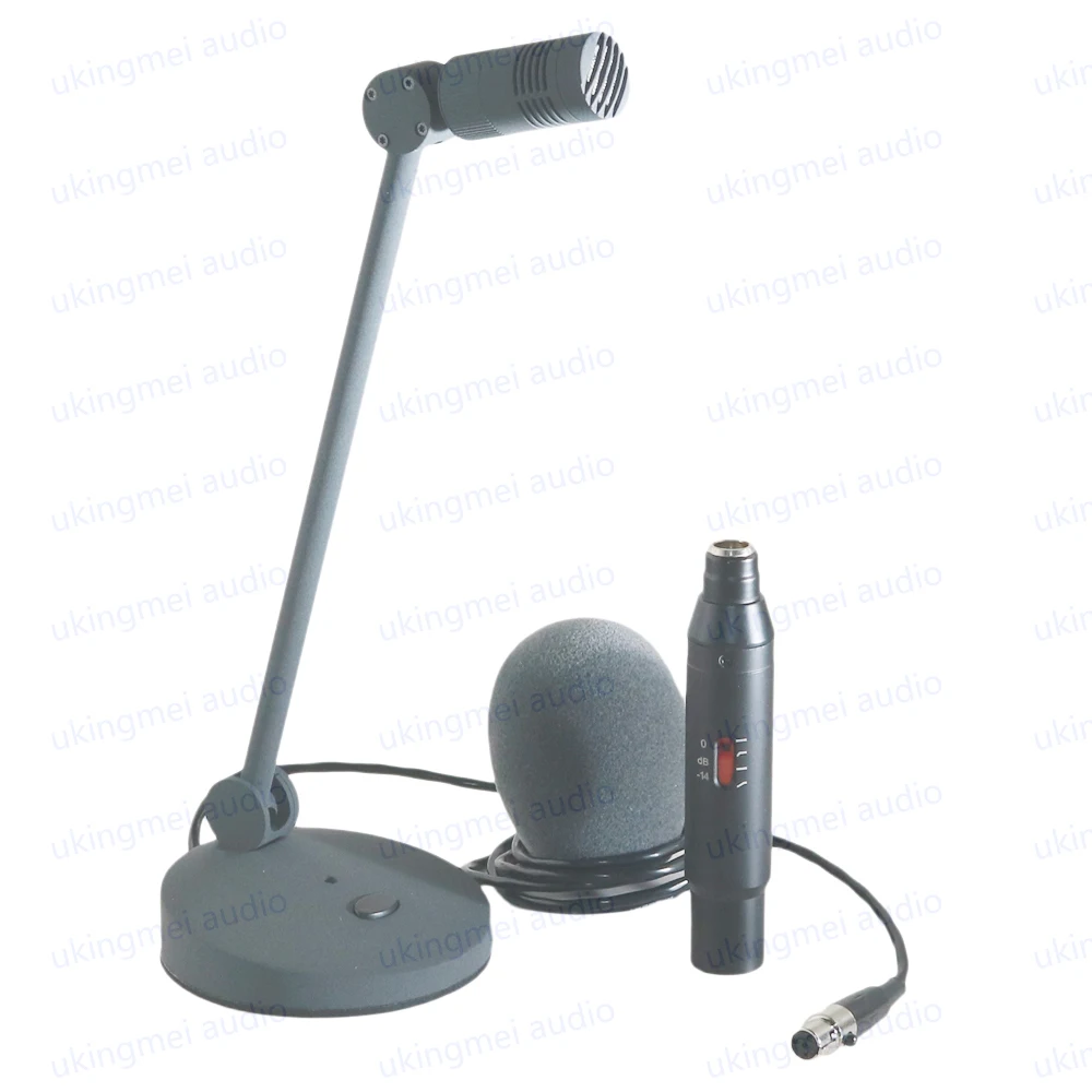 Cardioid Desktop Standing Conference Microphone for News Anchor Conference Condenser Microphone for Shure Wireless Transmitter 
Cardioid Desktop Standing Conference Microphone for News Anchor Conference Condenser Microphone for Shure Wireless Transmitter