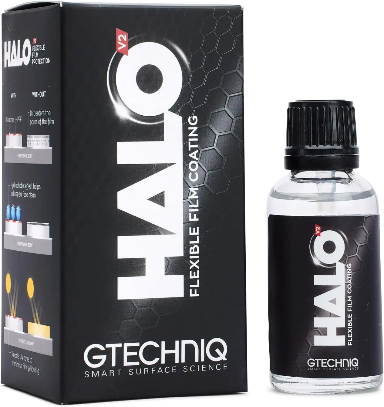 Halo V2 Flexible Paint PPF Viny Protection Safe for All Types of Wraps/PPF Gloss Satin Matte Finishes Plus Self Healing
Halo V2 Flexible Paint PPF Viny Protection Safe for All Types of Wraps/PPF Gloss Satin Matte Finishes Plus Self Healing