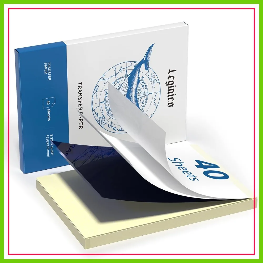 Tattoo Transfer Paper - 40 Sheets A4 Size for Professional Stencils
Tattoo Transfer Paper - 40 Sheets A4 Size for Professional Stencils