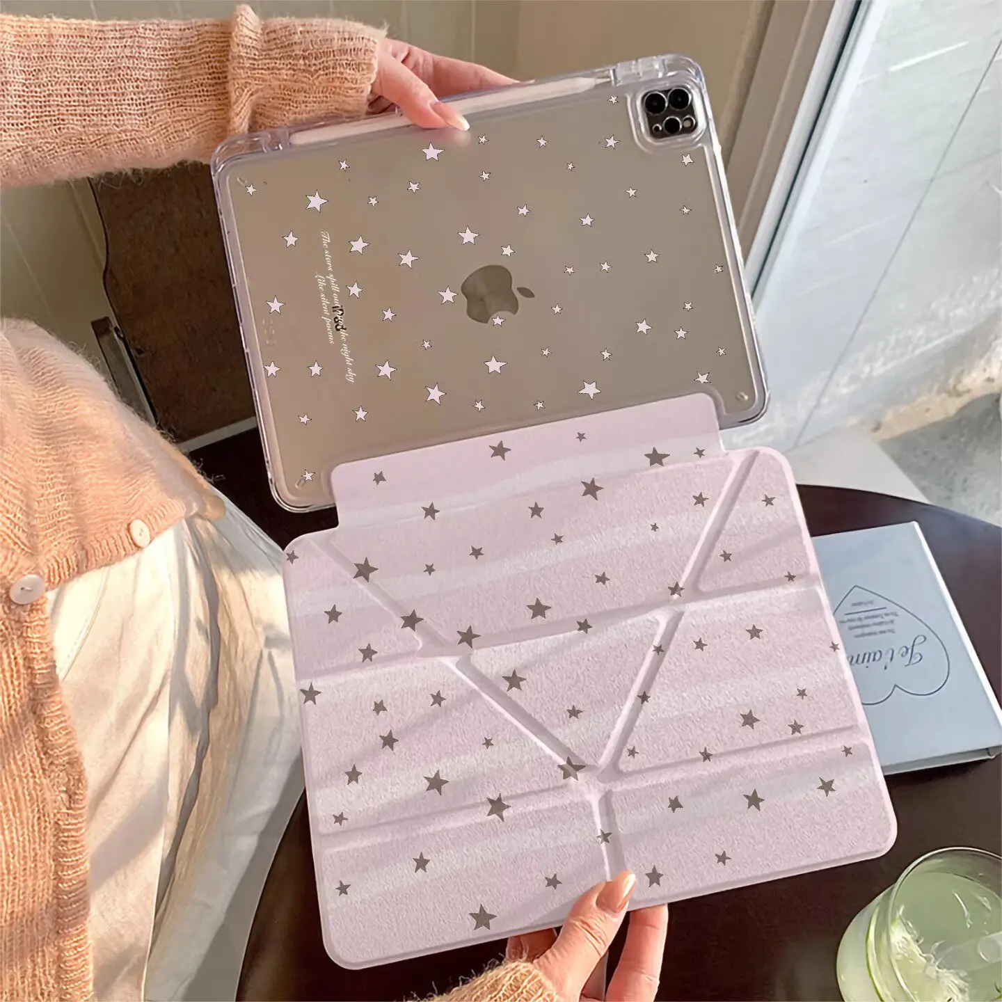Ins Korean Pink Stars Y2K Tablet Case For iPad Pro 13in 11th M5 M4 12.9in A16 7/8/9/10th Air4/5/6/7 11in M2 M3 Mini Hard Cover
Ins Korean Pink Stars Y2K Tablet Case For iPad Pro 13in 11th M5 M4 12.9in A16 7/8/9/10th Air4/5/6/7 11in M2 M3 Mini Hard Cover