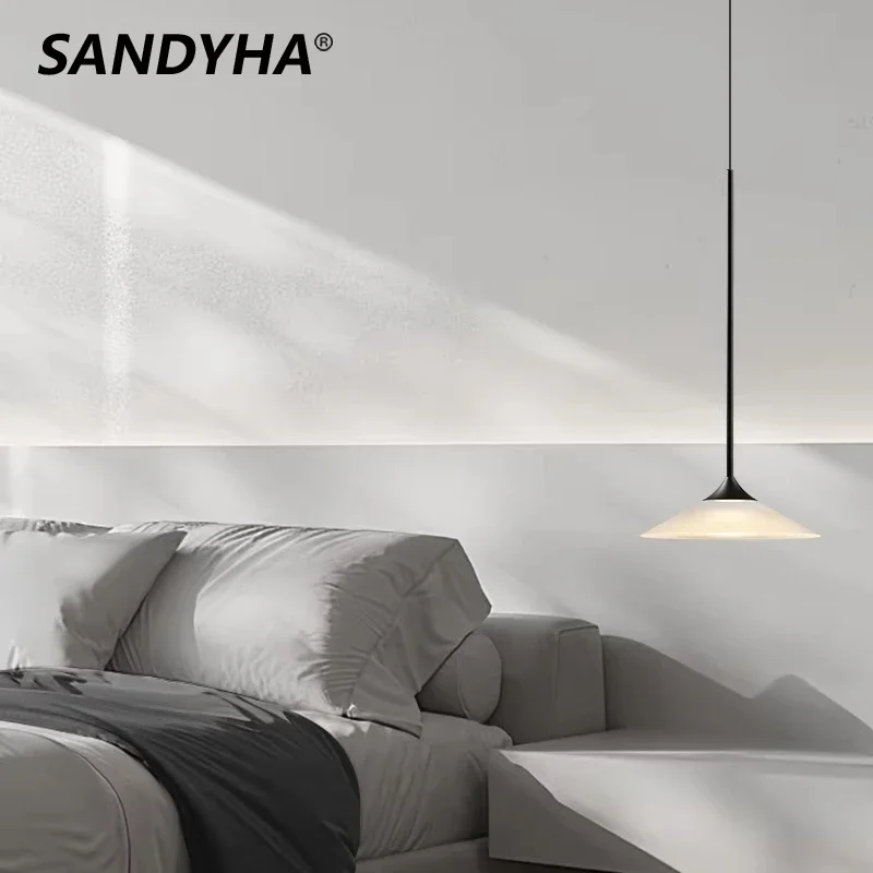 SANDYHA Nordic Acrylic Pendant Light Bedroom Bedside Lamp Hanging Chandelier for Living Room Decor Dining Table Lighting Fixture
SANDYHA Nordic Acrylic Pendant Light Bedroom Bedside Lamp Hanging Chandelier for Living Room Decor Dining Table Lighting Fixture