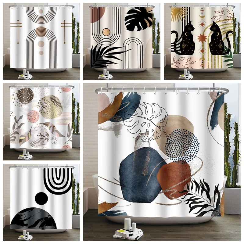Abstract Boho Chic Shower Curtain Mid Century Navy Blue Geometric Bathroom Curtain Modern Aesthetic Minimalist Bathtub Screen
Abstract Boho Chic Shower Curtain Mid Century Navy Blue Geometric Bathroom Curtain Modern Aesthetic Minimalist Bathtub Screen