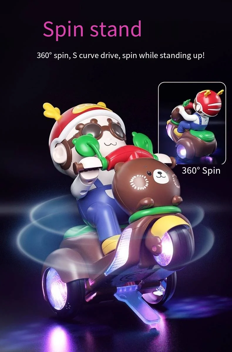 Electric Cool Dancing Rotate Motorcycle Tricycle Colored Glow S Route Children Baby Eye Tracking Toys Musical Enlightenment
Electric Cool Dancing Rotate Motorcycle Tricycle Colored Glow S Route Children Baby Eye Tracking Toys Musical Enlightenment