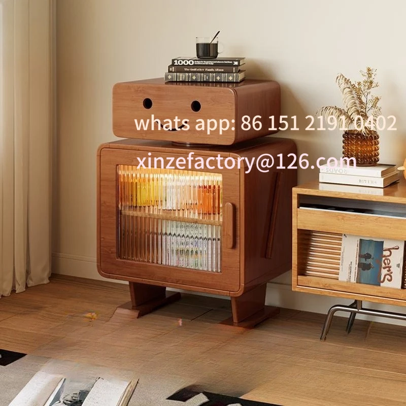 Customizable Solid Wood Bedside Table Storage Bedroom Storage Living Room Creative Chest of Drawers Side Lighted Sideboard
Customizable Solid Wood Bedside Table Storage Bedroom Storage Living Room Creative Chest of Drawers Side Lighted Sideboard