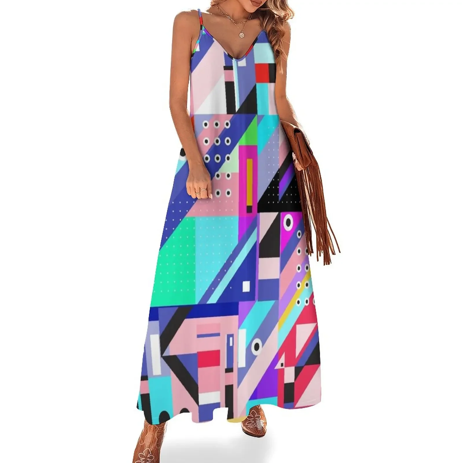 geometric colors Sleeveless Dress Woman fashion prom dresses 2025 clothing women summer 2025 Dress
geometric colors Sleeveless Dress Woman fashion prom dresses 2025 clothing women summer 2025 Dress