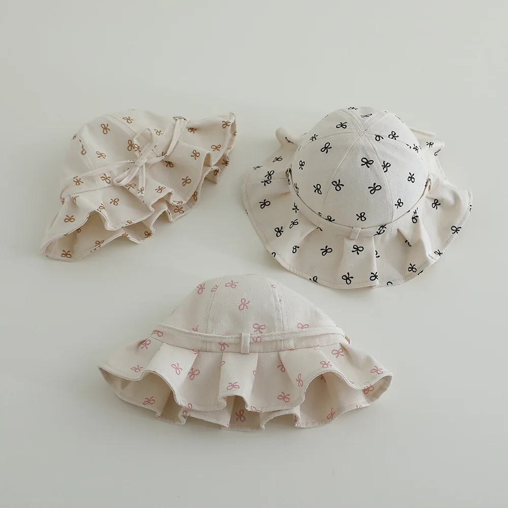 2025 Summer Baby Girl Hat Cotton Sweet Bows Print Kids Bucket Hat Princess Autumn Spring Children Panama Cap 1-4Y for Girls
2025 Summer Baby Girl Hat Cotton Sweet Bows Print Kids Bucket Hat Princess Autumn Spring Children Panama Cap 1-4Y for Girls
