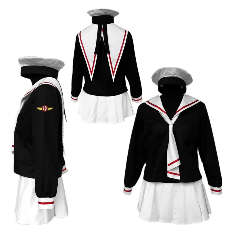 Anime Cosplay Cardcaptor Sakura Kinomoto Halloween Cosplay Kostuum Meisjes School Uniform
Anime Cosplay Cardcaptor Sakura Kinomoto Halloween Cosplay Kostuum Meisjes School Uniform