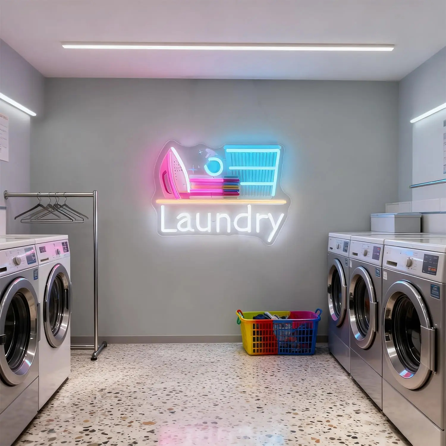 LED Neon Laundry Signs Light Up Laundromat Lights Signs for Laundry Wash Room Shop Store Business Window Wall Art Decor Gifts
LED Neon Laundry Signs Light Up Laundromat Lights Signs for Laundry Wash Room Shop Store Business Window Wall Art Decor Gifts