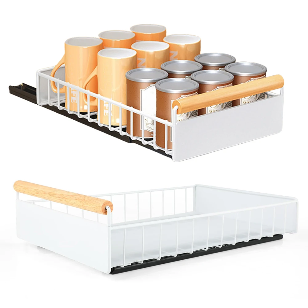 Pull Out Cabinet Organizer Heavy Duty Slide Out Drawer Fixed with Adhesive Nano Film for Kitchen Pantry Bathroom Storage
Pull Out Cabinet Organizer Heavy Duty Slide Out Drawer Fixed with Adhesive Nano Film for Kitchen Pantry Bathroom Storage