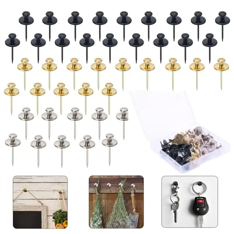 10Pcs cHangers Nails Thumb Tacks Small Headed Hanging Nails Push Pins Decorative Wall Hooks for Home Office Photo Decorations
10Pcs cHangers Nails Thumb Tacks Small Headed Hanging Nails Push Pins Decorative Wall Hooks for Home Office Photo Decorations