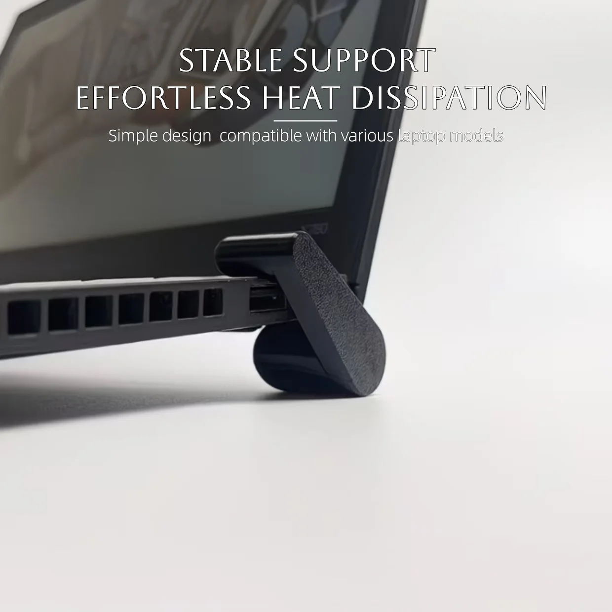 Portable Laptop Cooling Stand Ergonomic Ventilated Heat Dissipation Invisible Elevated Holder Universal Notebook Accessory
Portable Laptop Cooling Stand Ergonomic Ventilated Heat Dissipation Invisible Elevated Holder Universal Notebook Accessory