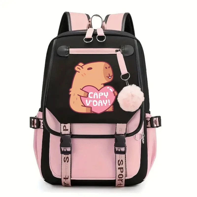 Cute be capppy capybara fashion girl backpacks women shoulder bag high school schoolbag
Cute be capppy capybara fashion girl backpacks women shoulder bag high school schoolbag