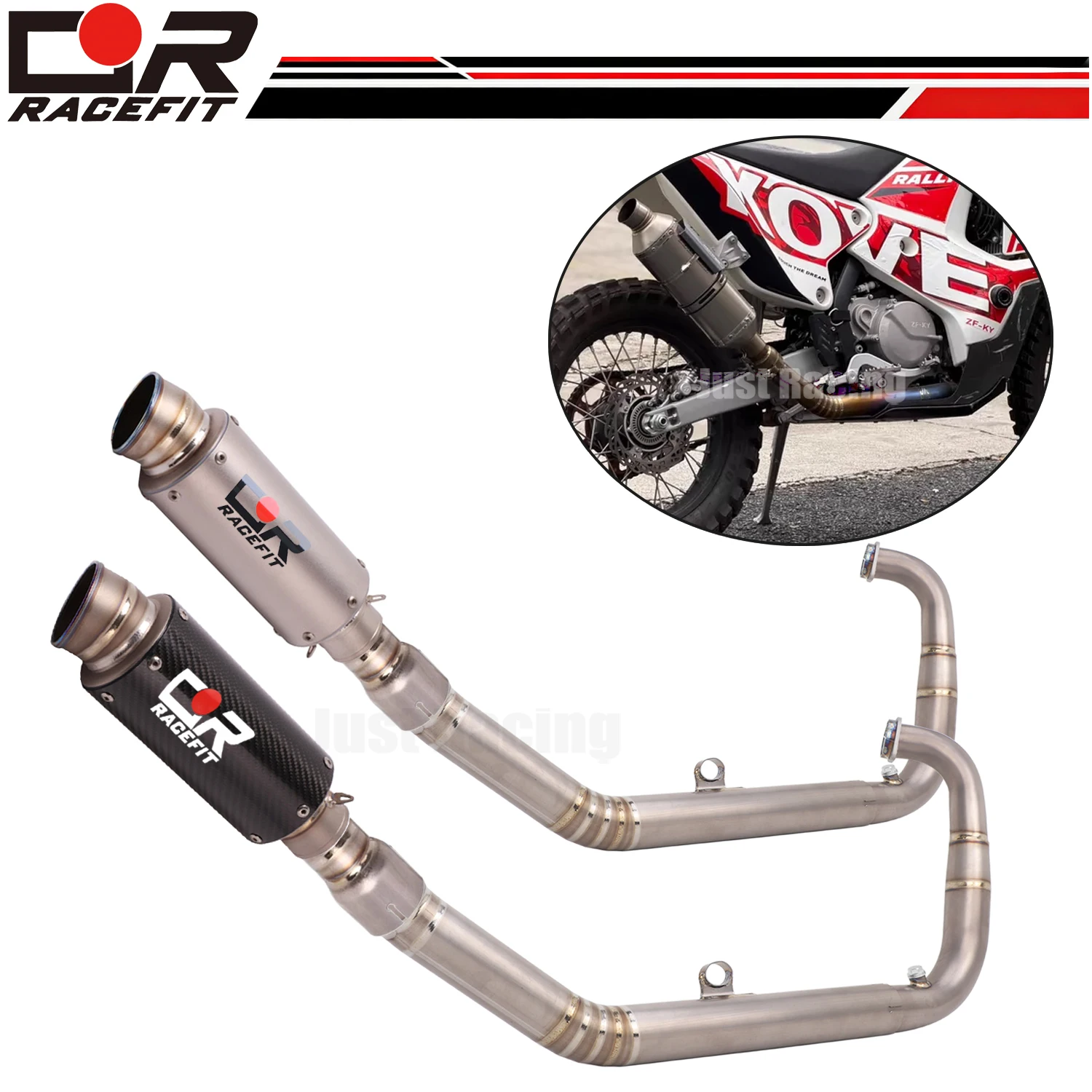 Slip On For Kove 450 Rally 450 Titanium Exhaust Mid Link Pipe Header Front Mlffer Pipe
Slip On For Kove 450 Rally 450 Titanium Exhaust Mid Link Pipe Header Front Mlffer Pipe