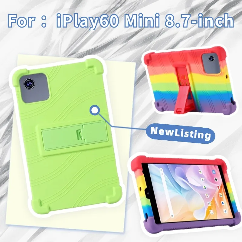 Чехол для планшета ALLDOCUBE IPlay 60 Mini 8,7 дюйма, супер противоударный мягкий силиконовый чехол-подставка
Чехол для планшета ALLDOCUBE IPlay 60 Mini 8,7 дюйма, супер противоударный мягкий силиконовый чехол-подставка