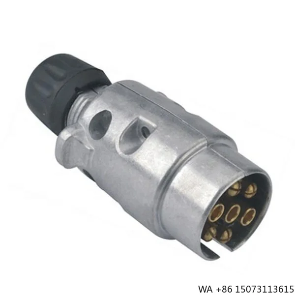 Waterproof 12V 7-Pin Metal Trailer Socket & Plug Aluminum Alloy for Truck Camper
Waterproof 12V 7-Pin Metal Trailer Socket & Plug Aluminum Alloy for Truck Camper
