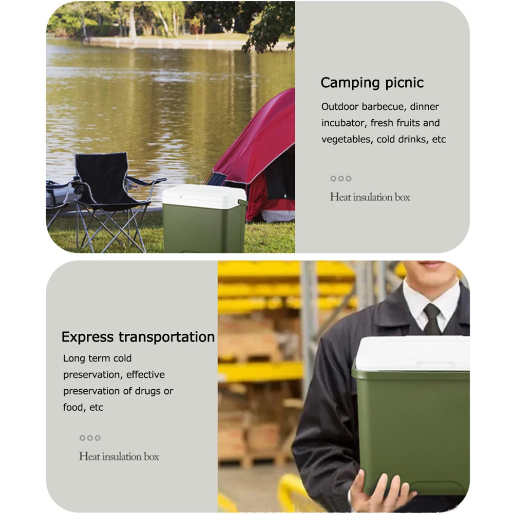 Outdoor Cooler Box Portable Camping Refrigerator 13L Food Storage Box Cooler Large Capacity Car Ice Bucket Camping BBQ Equipment
Outdoor Cooler Box Portable Camping Refrigerator 13L Food Storage Box Cooler Large Capacity Car Ice Bucket Camping BBQ Equipment