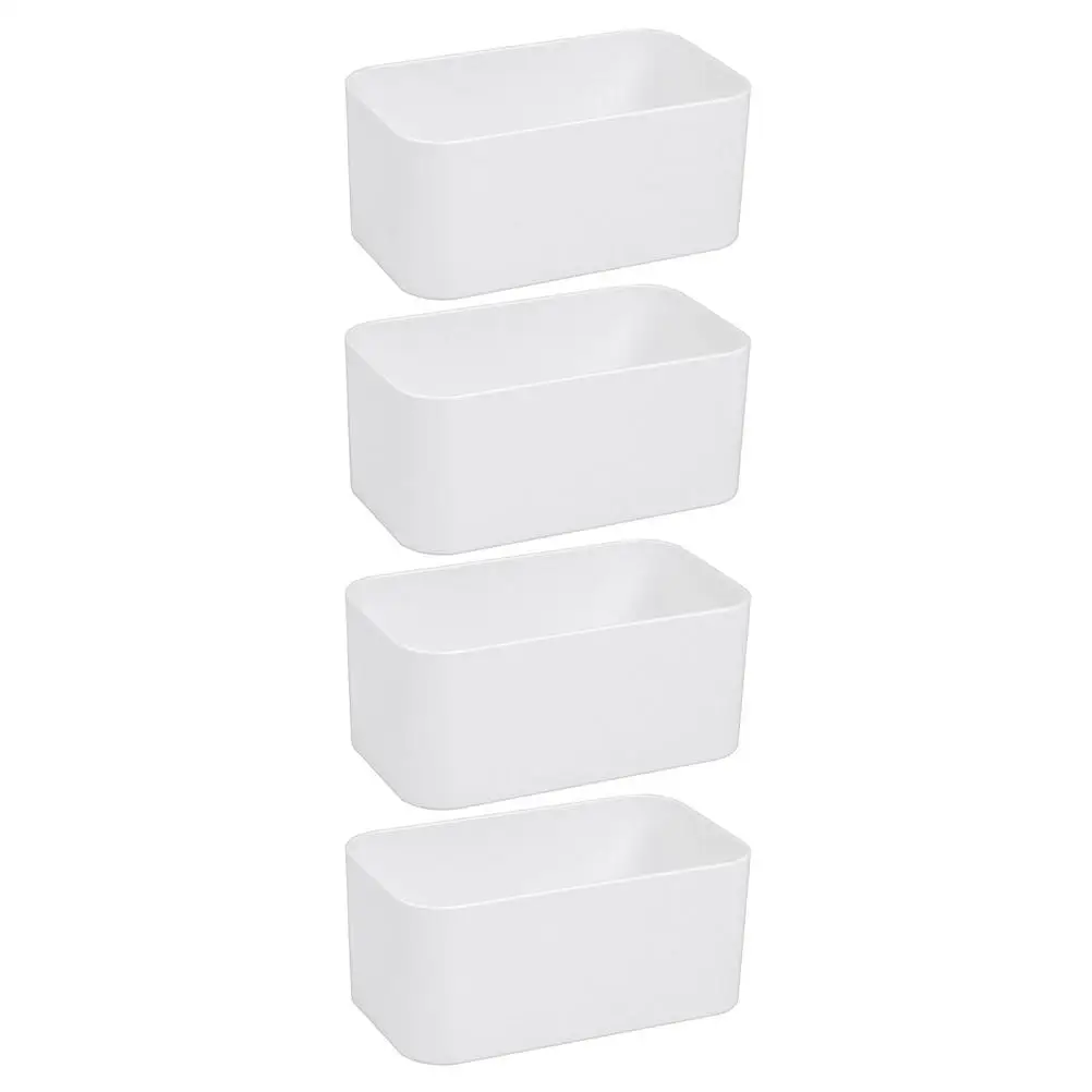 4 Pcs Wall Mounted Storage Box Adhesive Home Supplies Organizer White Remote Control Holder Punch Free Compact Size Multipurpose
4 Pcs Wall Mounted Storage Box Adhesive Home Supplies Organizer White Remote Control Holder Punch Free Compact Size Multipurpose