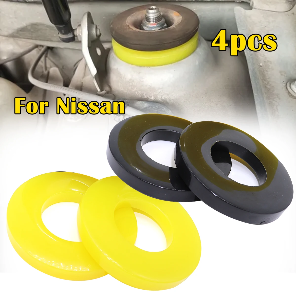 4pc Car Front Strut Top Mount Tower Suspension Shock-Absorbing Pad Over Bumps For Nissan Micra 2010-2022 X-Trail T32 2013-2022
4pc Car Front Strut Top Mount Tower Suspension Shock-Absorbing Pad Over Bumps For Nissan Micra 2010-2022 X-Trail T32 2013-2022