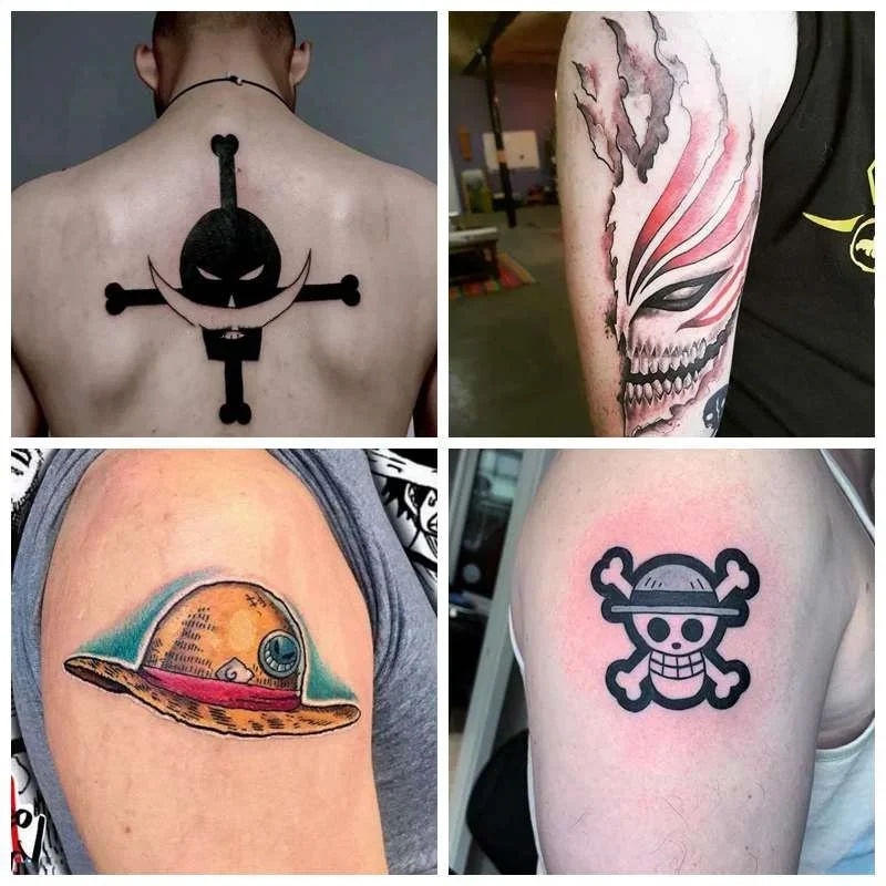 Anime Fake Tattoo Sticker Cool Cartoon Bleah Skull Temporary Tattoos Stickers
Anime Fake Tattoo Sticker Cool Cartoon Bleah Skull Temporary Tattoos Stickers