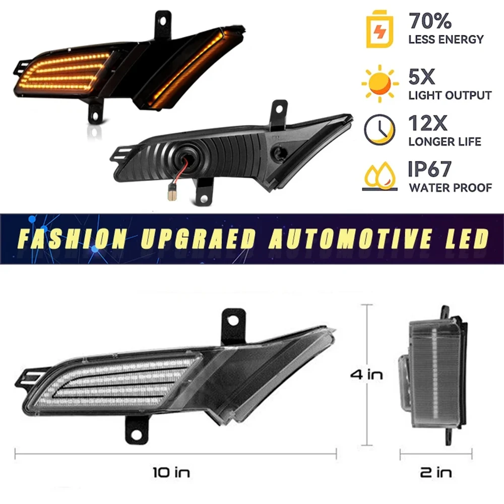 Car Turn Signal Lamps for Porsche Cayenne 957 2007-2010 Dynamic LED Side Marker Lights 95563103510 95563103610
Car Turn Signal Lamps for Porsche Cayenne 957 2007-2010 Dynamic LED Side Marker Lights 95563103510 95563103610