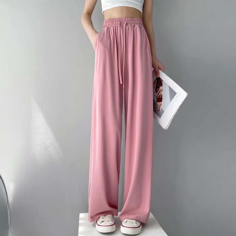 Copper Ammonia Wide Leg Pants Women's Casual Slimming High Waist Trousers Drapey Straight Cut Summer New Style City Fashion
Copper Ammonia Wide Leg Pants Women's Casual Slimming High Waist Trousers Drapey Straight Cut Summer New Style City Fashion