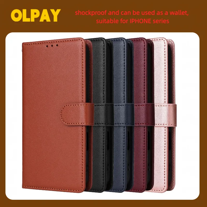OLPAY Flip Wallet Phone Leather Case For Iphone17Pro Max 17Pro 17Air 16E 16Pro Max 16 15Pro 14 13 12 11 XR XSMax Magnetic Cover
OLPAY Flip Wallet Phone Leather Case For Iphone17Pro Max 17Pro 17Air 16E 16Pro Max 16 15Pro 14 13 12 11 XR XSMax Magnetic Cover