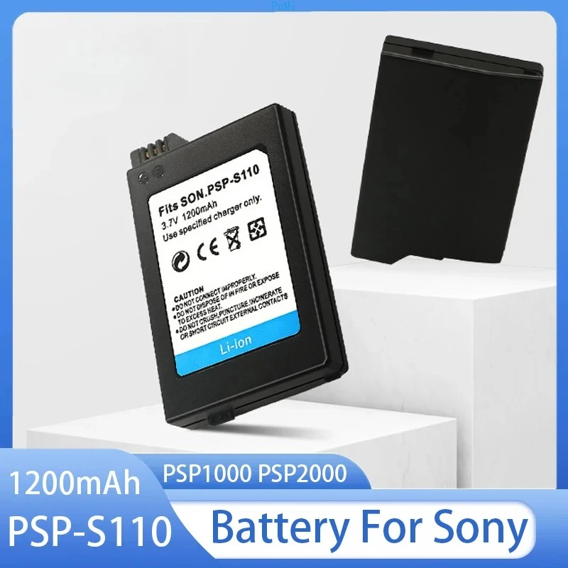 PSP-S110 Battery 1200mAh Rechargeable Batteries For Sony PSP1000 PSP2000 PSP3000 PlayStation Portable Gamepad Lithium Battery
PSP-S110 Battery 1200mAh Rechargeable Batteries For Sony PSP1000 PSP2000 PSP3000 PlayStation Portable Gamepad Lithium Battery