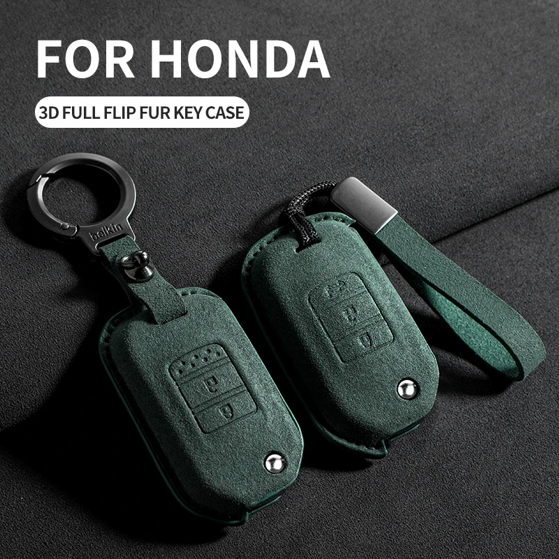 For Honda FIT XRV JAZZ VEZEL CITY CIVIC HRV Suede Leather Car Key Case Cover Shell Auto Keychain Protector Shell Car Accessories
For Honda FIT XRV JAZZ VEZEL CITY CIVIC HRV Suede Leather Car Key Case Cover Shell Auto Keychain Protector Shell Car Accessories