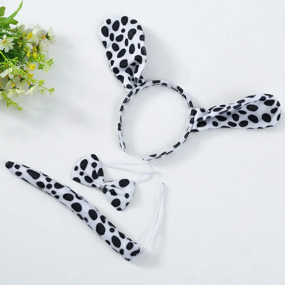Puppy Headdress Dog Ears and Tail Costume Costumes for Suit Makeup Props Halloween Polyester Animal Cosplay Accessories 
Puppy Headdress Dog Ears and Tail Costume Costumes for Suit Makeup Props Halloween Polyester Animal Cosplay Accessories
