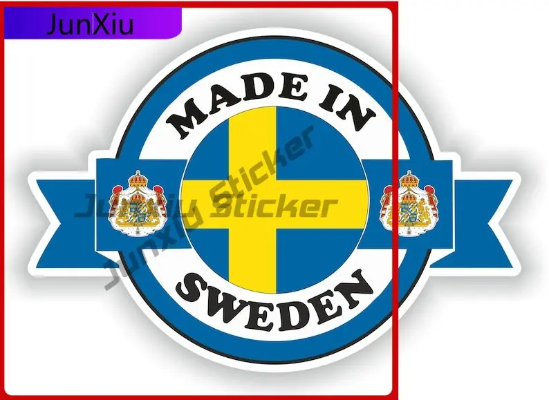 Made In Sweden Flag Emblem Sticker Graphic Vinyl Bumper Decals Stickers Car Decoration Electric Scooter Accessories For Suv Bump
Made In Sweden Flag Emblem Sticker Graphic Vinyl Bumper Decals Stickers Car Decoration Electric Scooter Accessories For Suv Bump