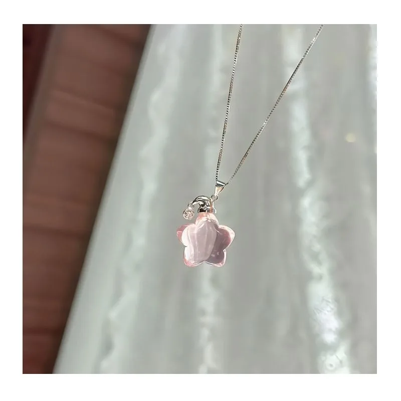 Fat Star Crystal Necklace Silver Exquisite Niche Design High Sense Daily Versatile Sweet Wind Gifts for Girlfriends
Fat Star Crystal Necklace Silver Exquisite Niche Design High Sense Daily Versatile Sweet Wind Gifts for Girlfriends