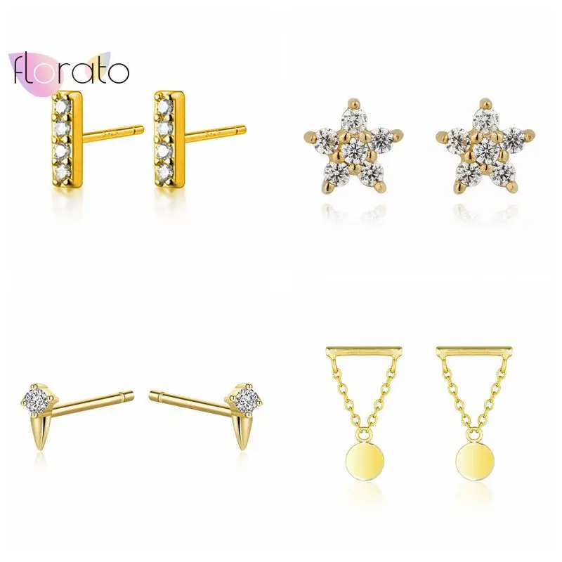 Minimalist 925 Sterling Silver Ear Needle Tiny Star/Bar Shaped Stud Earrings for Women CZ Crystal Earrings Fashion Jewelry
Minimalist 925 Sterling Silver Ear Needle Tiny Star/Bar Shaped Stud Earrings for Women CZ Crystal Earrings Fashion Jewelry