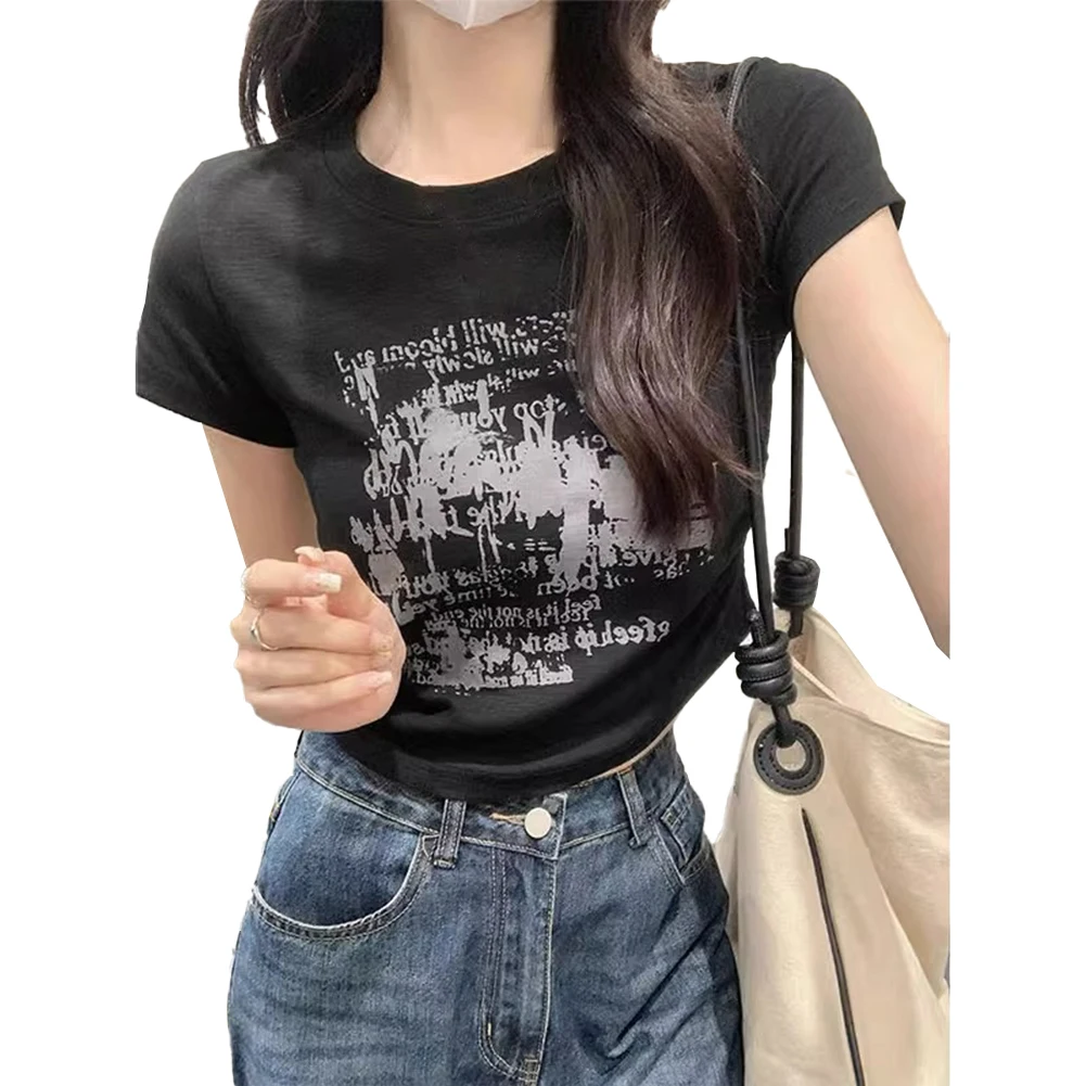 Casual Outing Shoulder Letter Tee Short Sleeve Casual Shirt Casual Casual Clothing Daily Wear Top Polyester Fabric
Casual Outing Shoulder Letter Tee Short Sleeve Casual Shirt Casual Casual Clothing Daily Wear Top Polyester Fabric