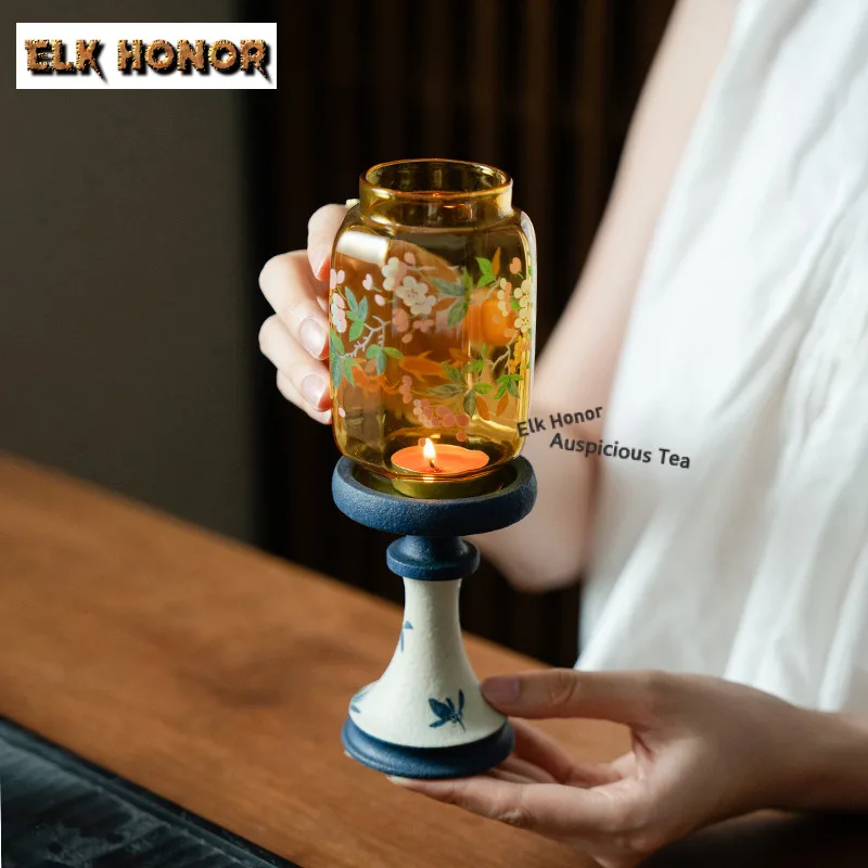 Ручная роспись подсвечник-бабочка элегантные ароматические ароматические свечи свечи кафе украшения дома поставки украшения
Ручная роспись подсвечник-бабочка элегантные ароматические ароматические свечи свечи кафе украшения дома поставки украшения