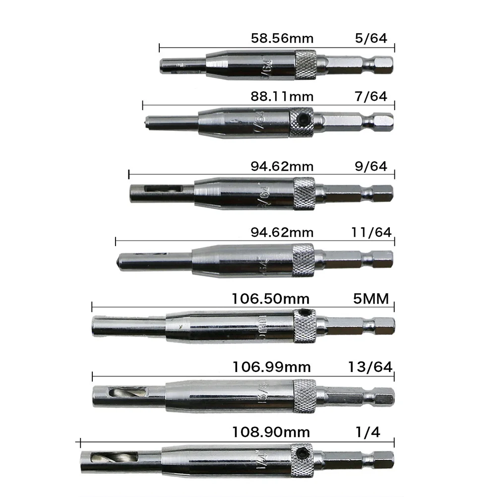 7Pcs Center Drill Bits Hinge Bit Set Easy Install Fast -Handed Load Release Perfect for Carpentry Projects
7Pcs Center Drill Bits Hinge Bit Set Easy Install Fast -Handed Load Release Perfect for Carpentry Projects