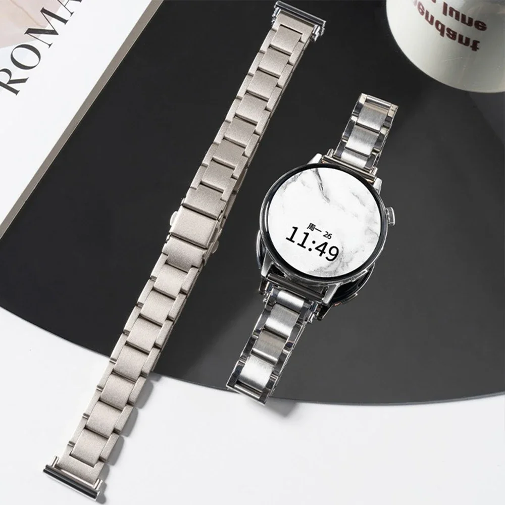 Тонкий ремешок из нержавеющей стали для Huawei Watch GT4 41 мм 5/3Pro 46 мм, женский металлический браслет для Samsung Galaxy FE 7 6 5 40 мм 44 мм, ремешок
Тонкий ремешок из нержавеющей стали для Huawei Watch GT4 41 мм 5/3Pro 46 мм, женский металлический браслет для Samsung Galaxy FE 7 6 5 40 мм 44 мм, ремешок