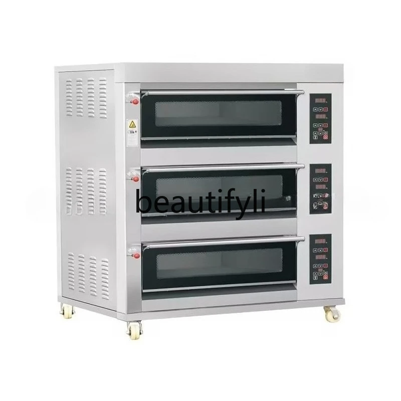 Commercial electric steamer multi-functional gas layer baking bread pizza, large capacity household large
Commercial electric steamer multi-functional gas layer baking bread pizza, large capacity household large