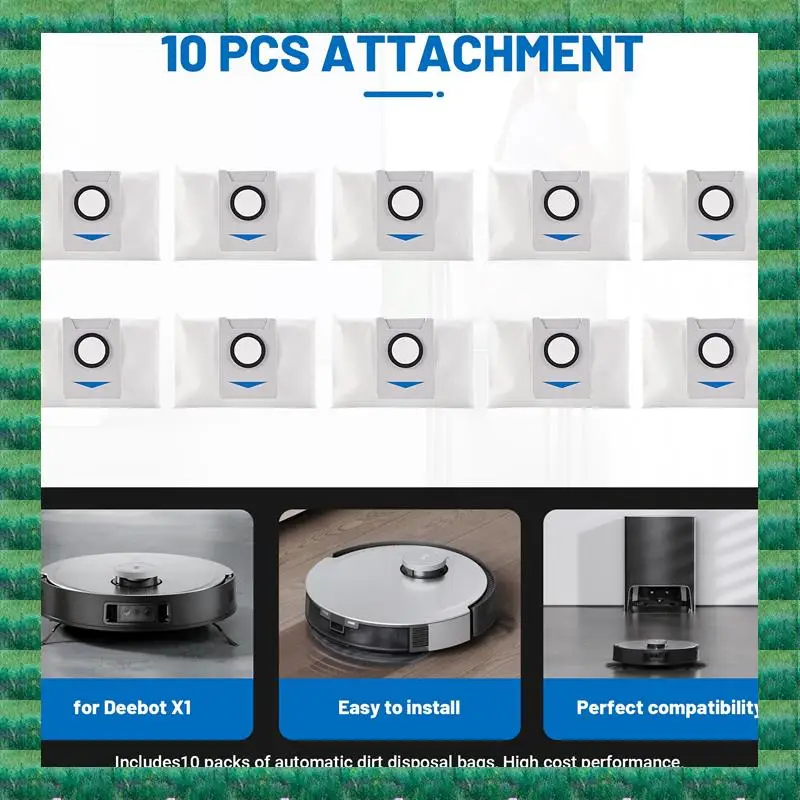 B76A запасные части, мешки для пыли для Ecovacs Deebot X1 Omni/Turbo, аксессуары для робота-пылесоса, вакуумные мешки 
B76A запасные части, мешки для пыли для Ecovacs Deebot X1 Omni/Turbo, аксессуары для робота-пылесоса, вакуумные мешки