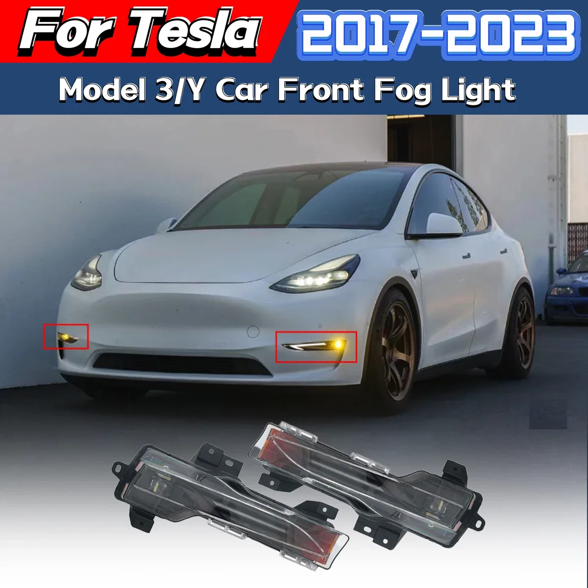 Для Tesla Model 3/Y 2017 2018 2019 2020 2021 2022 2023 Автомобильные передние противотуманные фары Версия для США Левые и правые ходовые огни LED DRL
Для Tesla Model 3/Y 2017 2018 2019 2020 2021 2022 2023 Автомобильные передние противотуманные фары Версия для США Левые и правые ходовые огни LED DRL