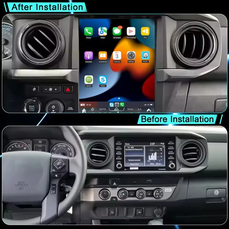 Автомобильная мультимедийная стереосистема Android 13 для Toyota Tacoma 2017 2018 2019 2020 2021 2022 2023 GPS-навигация, головное устройство
Автомобильная мультимедийная стереосистема Android 13 для Toyota Tacoma 2017 2018 2019 2020 2021 2022 2023 GPS-навигация, головное устройство