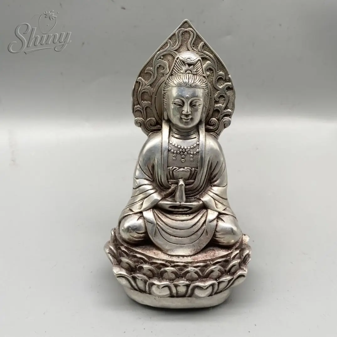 5.2" Tibetan Buddhism Guanyin Statue Buddhist Buddha Decoration Sculpture Buddha Hall Character Sculpture Zen Home Statue
5.2" Tibetan Buddhism Guanyin Statue Buddhist Buddha Decoration Sculpture Buddha Hall Character Sculpture Zen Home Statue