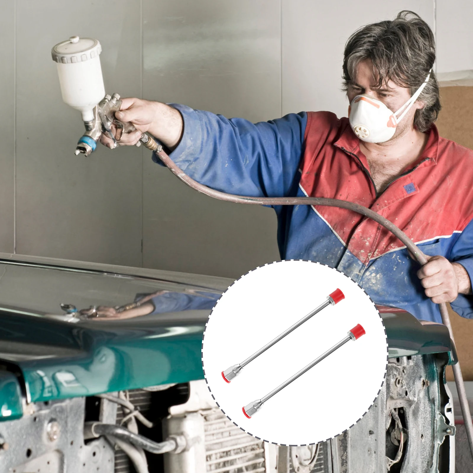 2 шт., удлинитель безвоздушного распылителя краски, алюминиевый сплав, устойчивый к окислению, коррозии, простая установка, расширенный доступ, распылительная банка
2 шт., удлинитель безвоздушного распылителя краски, алюминиевый сплав, устойчивый к окислению, коррозии, простая установка, расширенный доступ, распылительная банка