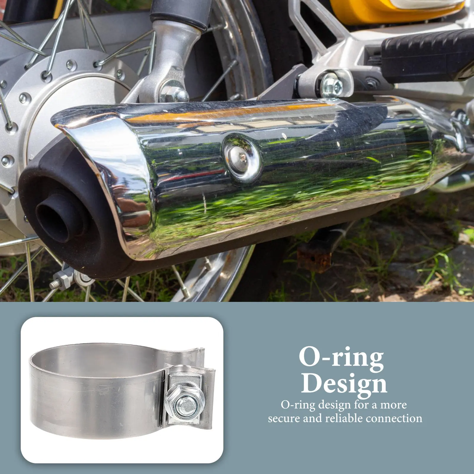 Exhaust Clamp 2.5 Inch Durable Stainless Steel Joint Band Clamp for Muffler Repair Coupler Exhaust Clamps 2.5 Inch
Exhaust Clamp 2.5 Inch Durable Stainless Steel Joint Band Clamp for Muffler Repair Coupler Exhaust Clamps 2.5 Inch