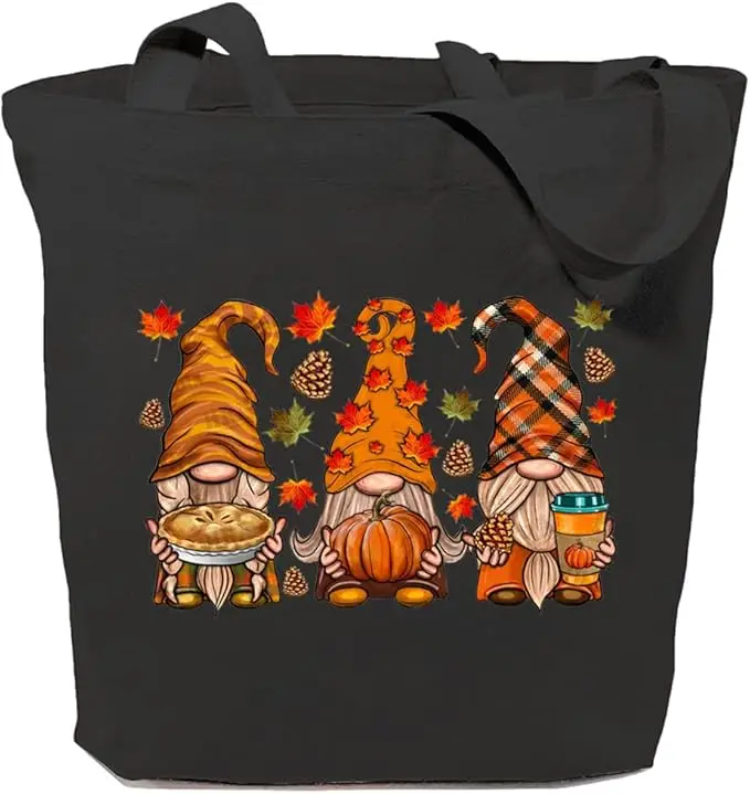 Canvas Handbag Women's Thanksgiving Pumpkin Pie Coffee Cup Printed Shoulder Bag Maple Leaf Commuting Shopping Handbag
Canvas Handbag Women's Thanksgiving Pumpkin Pie Coffee Cup Printed Shoulder Bag Maple Leaf Commuting Shopping Handbag