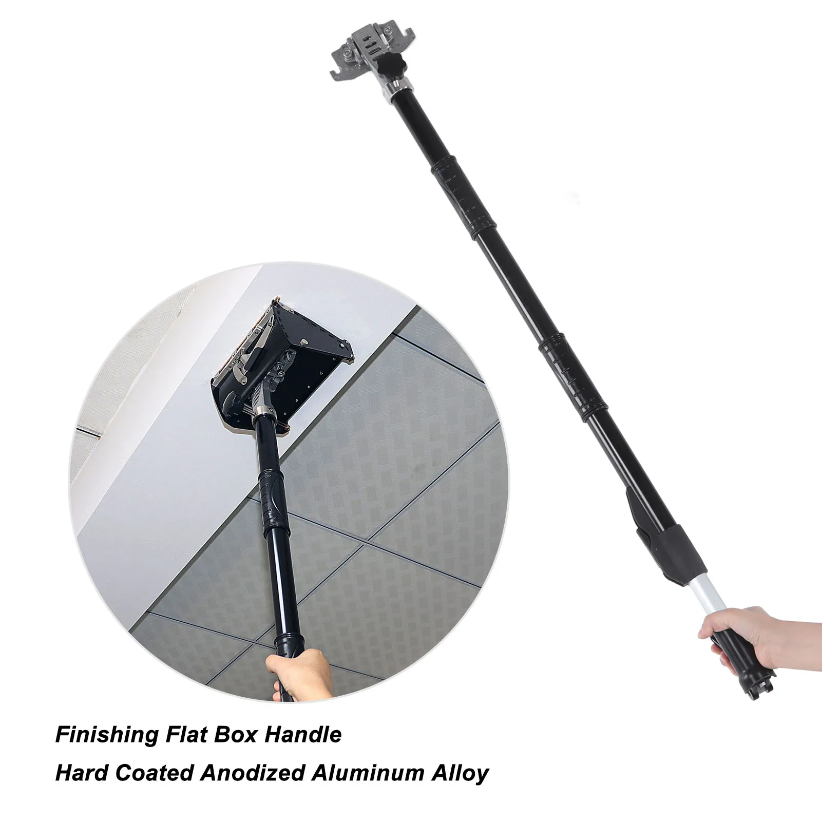 Retractable Flat Box Handle Adjustable Anodized Aluminum Wallboard Finishing Box Handle
Retractable Flat Box Handle Adjustable Anodized Aluminum Wallboard Finishing Box Handle