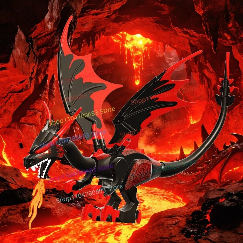 MOC New Doll Building Block Mini Doll Medieval Dinosaur Red Dragon Black Dragon Toy Holiday Gift Hobby Collection Ornaments
MOC New Doll Building Block Mini Doll Medieval Dinosaur Red Dragon Black Dragon Toy Holiday Gift Hobby Collection Ornaments