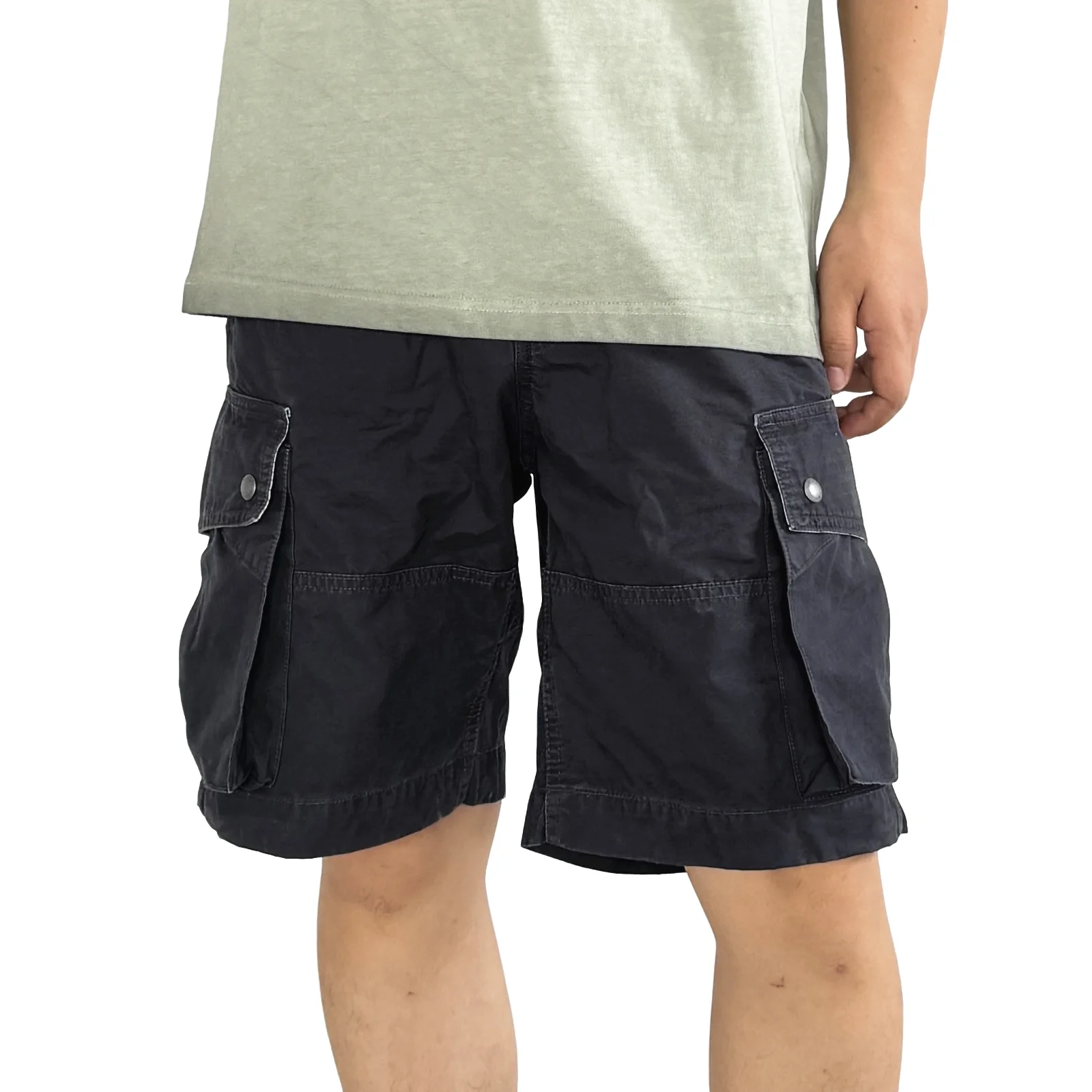 Amekaji American Vintage Heavy Washed & Distressed Multi-Pocket Cargo Shorts for Men 100% Cotton Mid-Length Casual Streetwear
Amekaji American Vintage Heavy Washed & Distressed Multi-Pocket Cargo Shorts for Men 100% Cotton Mid-Length Casual Streetwear