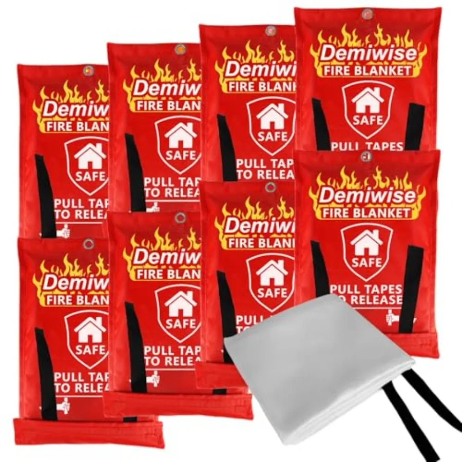 Fire Blankets for Home and Kitchen 0"x0" Emergency Fire Safety Blankets for People House Car Office Warehouse Emergency Surviva
Fire Blankets for Home and Kitchen 0"x0" Emergency Fire Safety Blankets for People House Car Office Warehouse Emergency Surviva