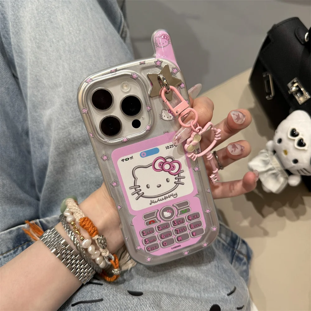 Fashion electroplated silver phone case for iPhone 12 13 14 15 16 promax 16 cover cute Hello Kitty with charm protection cover
Fashion electroplated silver phone case for iPhone 12 13 14 15 16 promax 16 cover cute Hello Kitty with charm protection cover