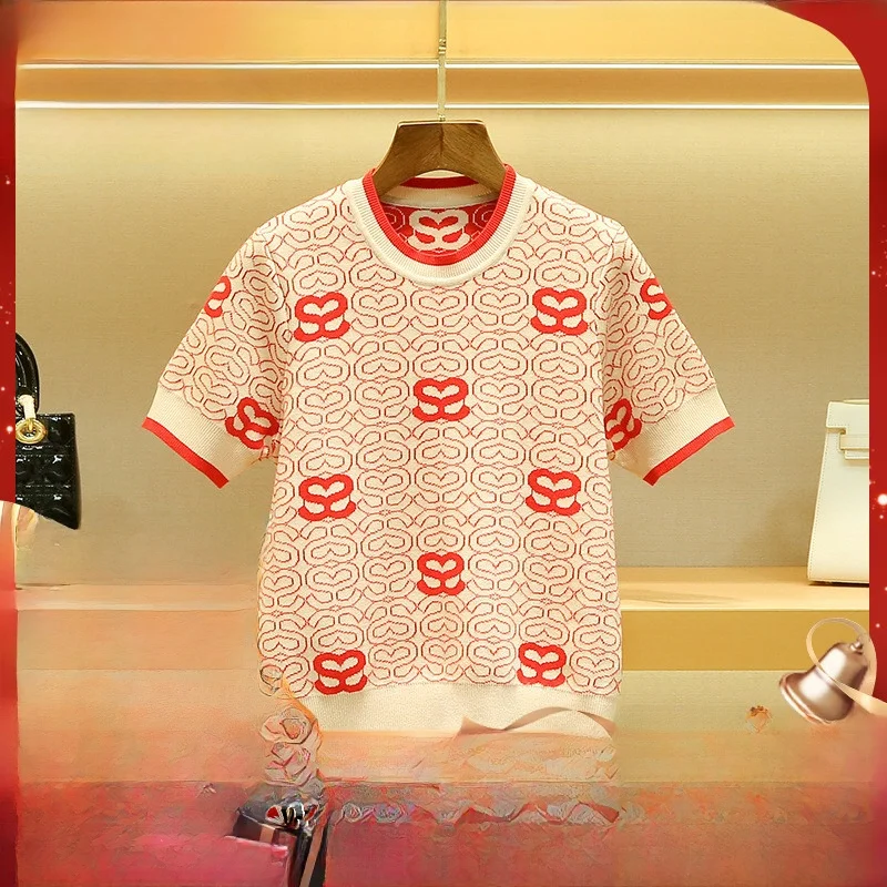 MaSande 2023 Spring round Ne Knitted ort Sve Knitwear Ele Small Fraance Sle Embroidery Women's Faion Top
MaSande 2023 Spring round Ne Knitted ort Sve Knitwear Ele Small Fraance Sle Embroidery Women's Faion Top